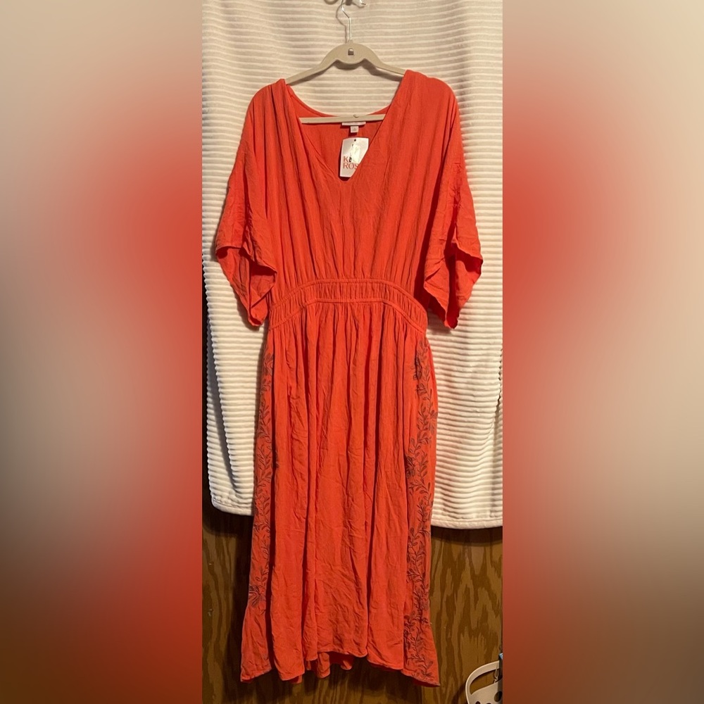 Knox Rose Vibrant Red Maxi Dress